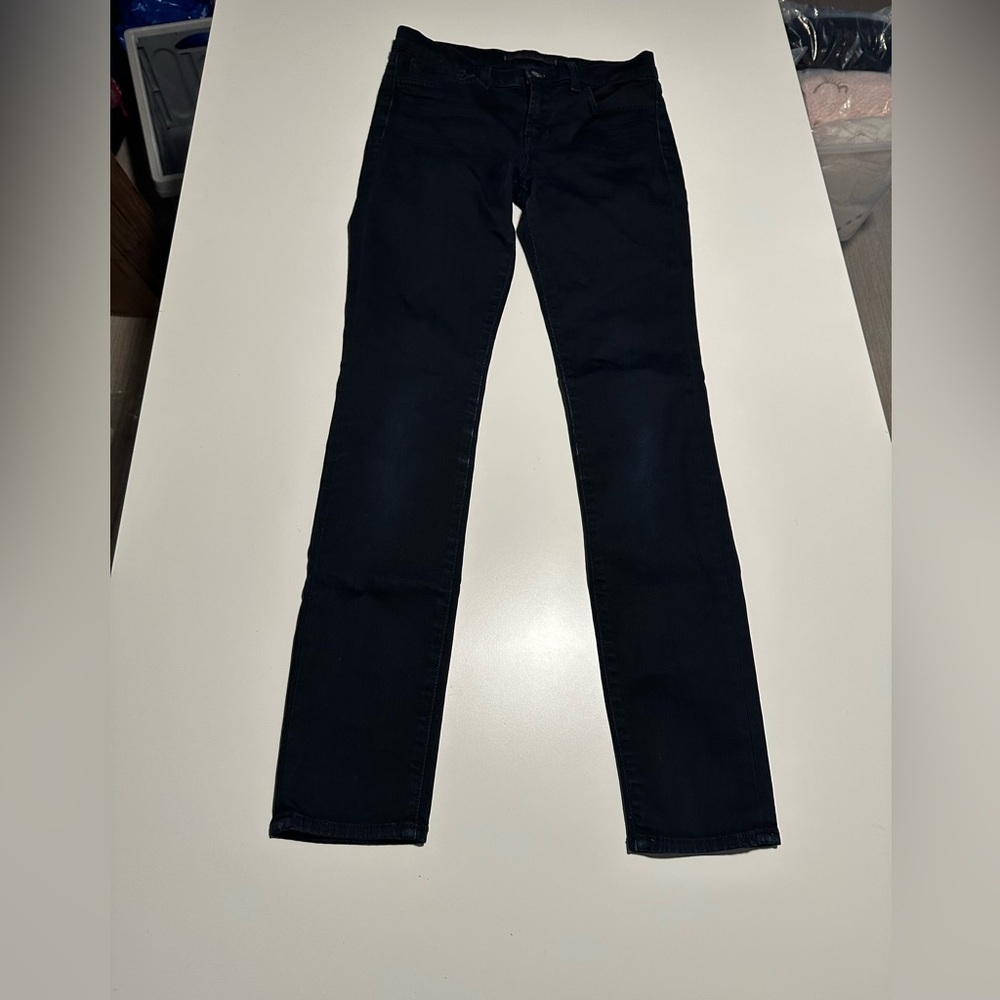 J brand the skinny shadow color blue jeans